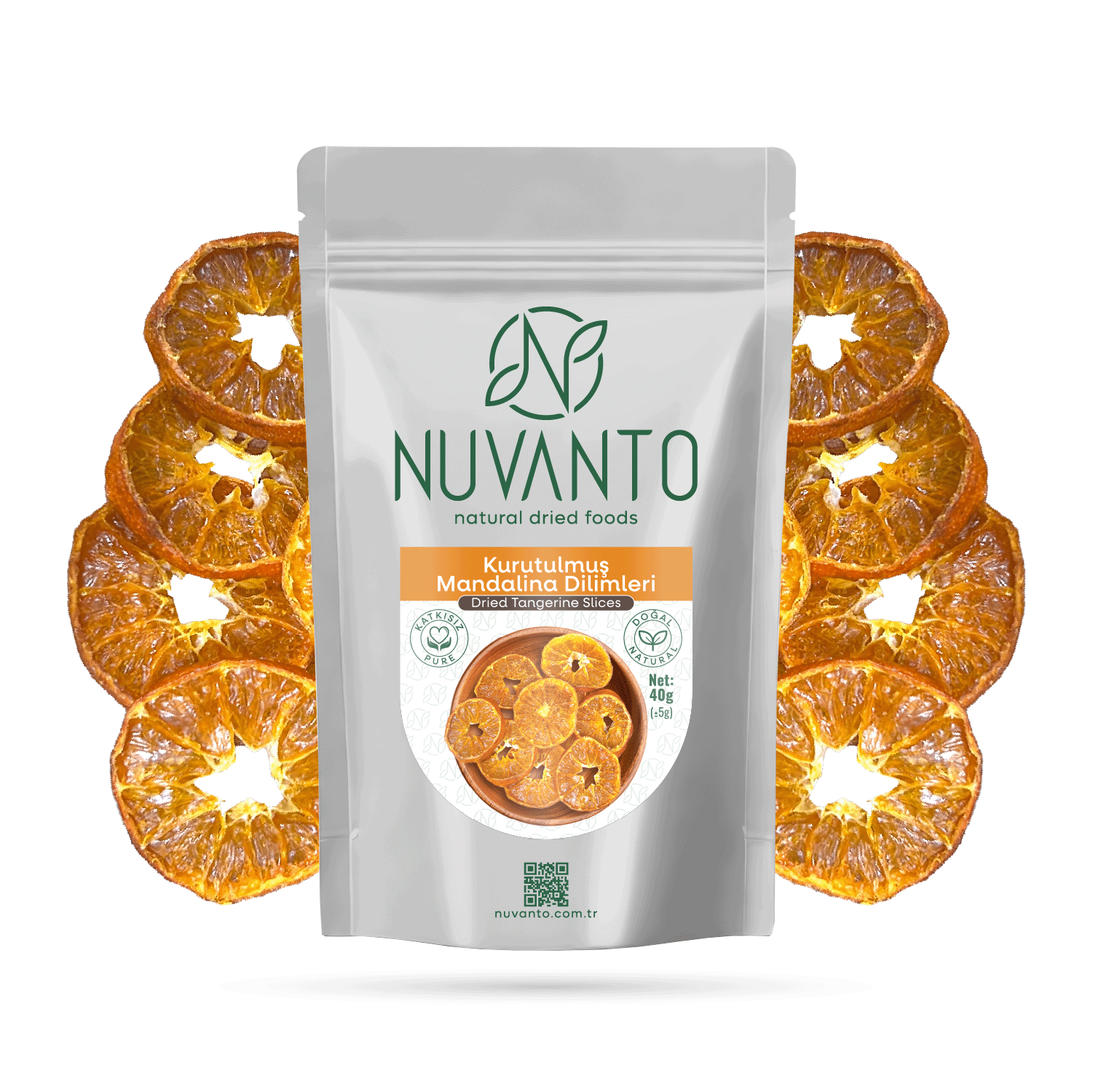 KURUTULMUŞ HALKA MANDALİNA 40 GR