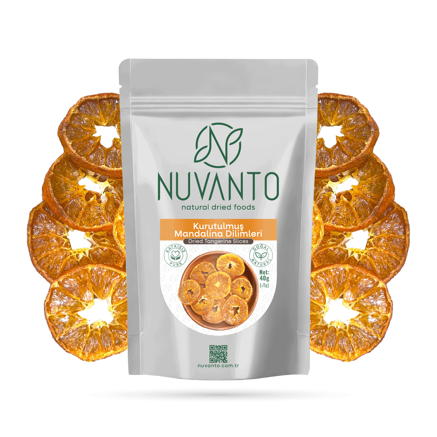 KURUTULMUŞ HALKA MANDALİNA 40 GR