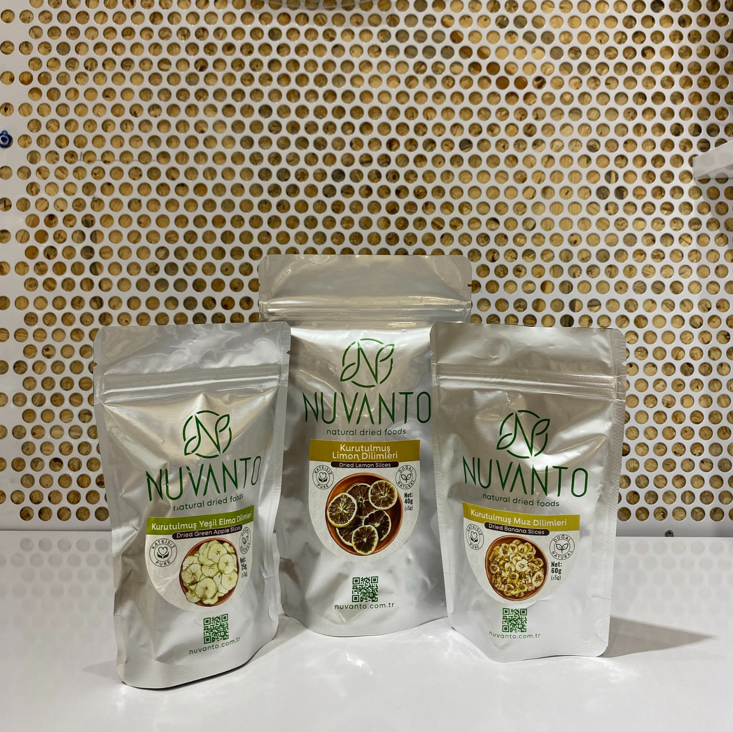 Mix Kuru Meyve Limon Yeşil elma Muz
