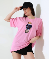 Ayıcıklı oversize tişört