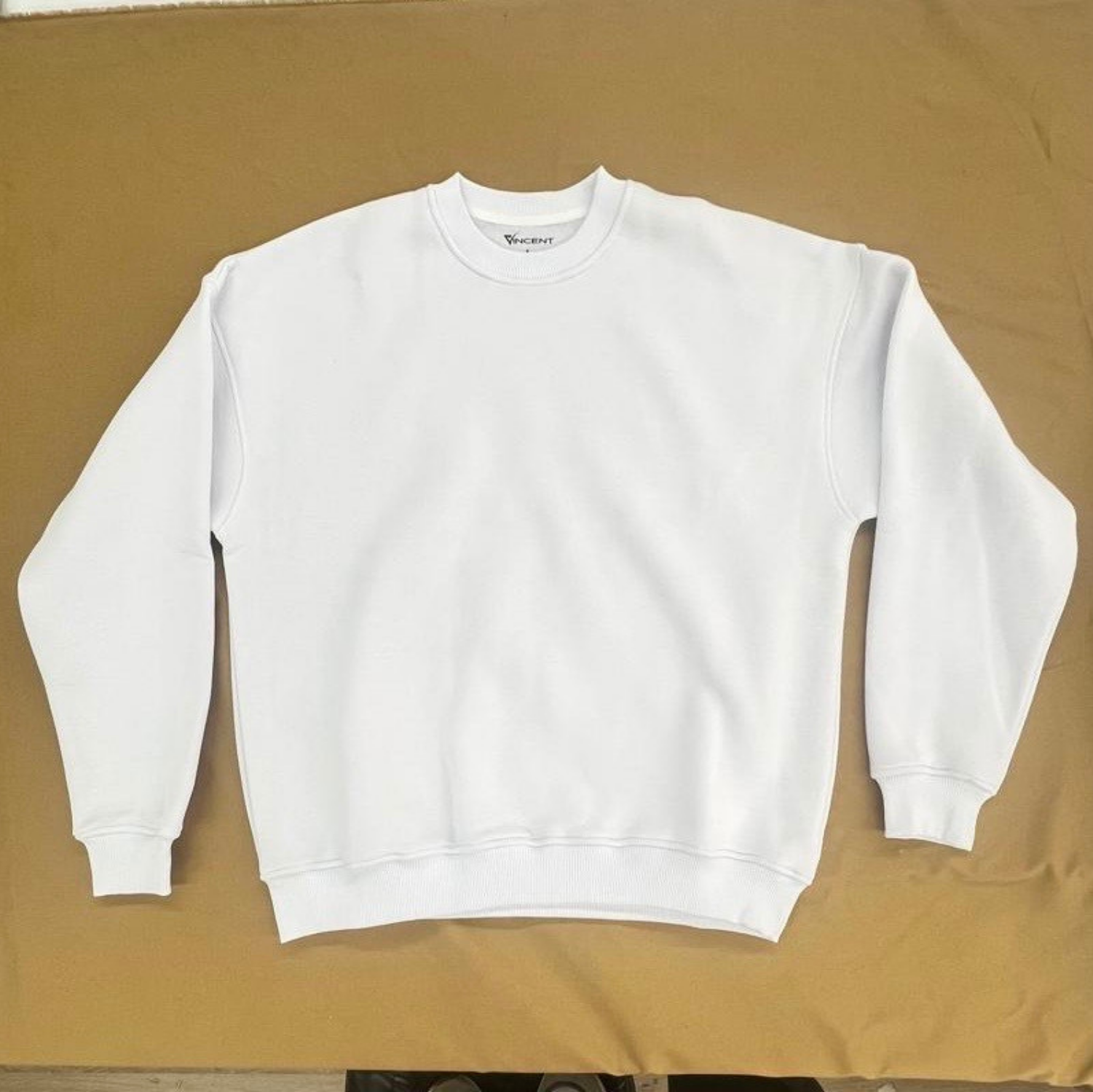 Unısex oversize sweatshirt beyaz