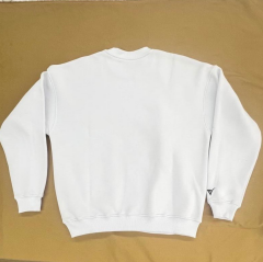 Unısex oversize sweatshirt beyaz